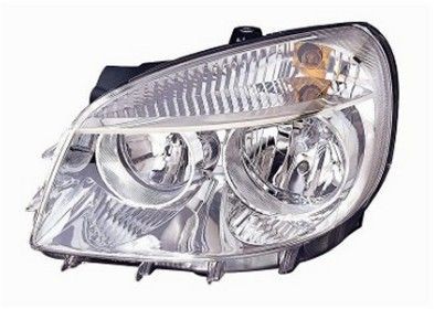 VAN WEZEL 1637961 Headlight Left, H7, H1, Crystal clear, for right-hand traffic, without motor for headlamp levelling, PX26d