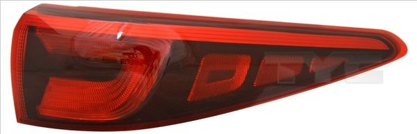 TYC 11-6912-15-9 Rear light Left, Outer section, with bulb holder