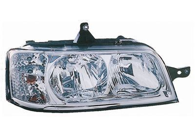 VAN WEZEL 1650962 Headlight Right, H7, H1, Crystal clear, for right-hand traffic, without motor for headlamp levelling, PX26d