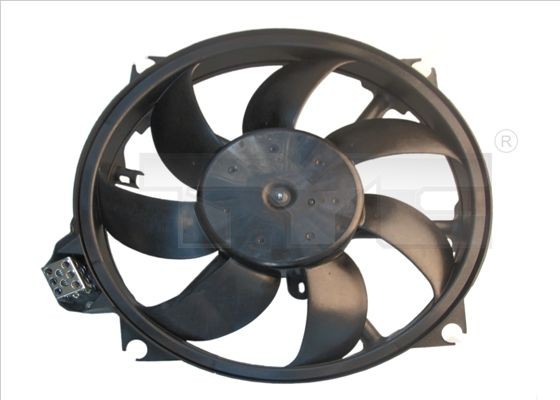 TYC 828-0007 Fan, radiator Ø: 400 mm, 410W, without radiator fan shroud, with load resistor