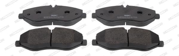 FVR4375 Set of brake pads 22062 FERODO prepared for wear indicator, without accessories