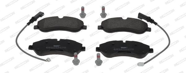 FVR4909 Set of brake pads 25602 FERODO incl. wear warning contact, with accessories