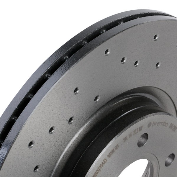 09.A728.1X Brake discs 09.A728.1X BREMBO 320x25mm, 5, perforated/vented, Coated, High-carbon