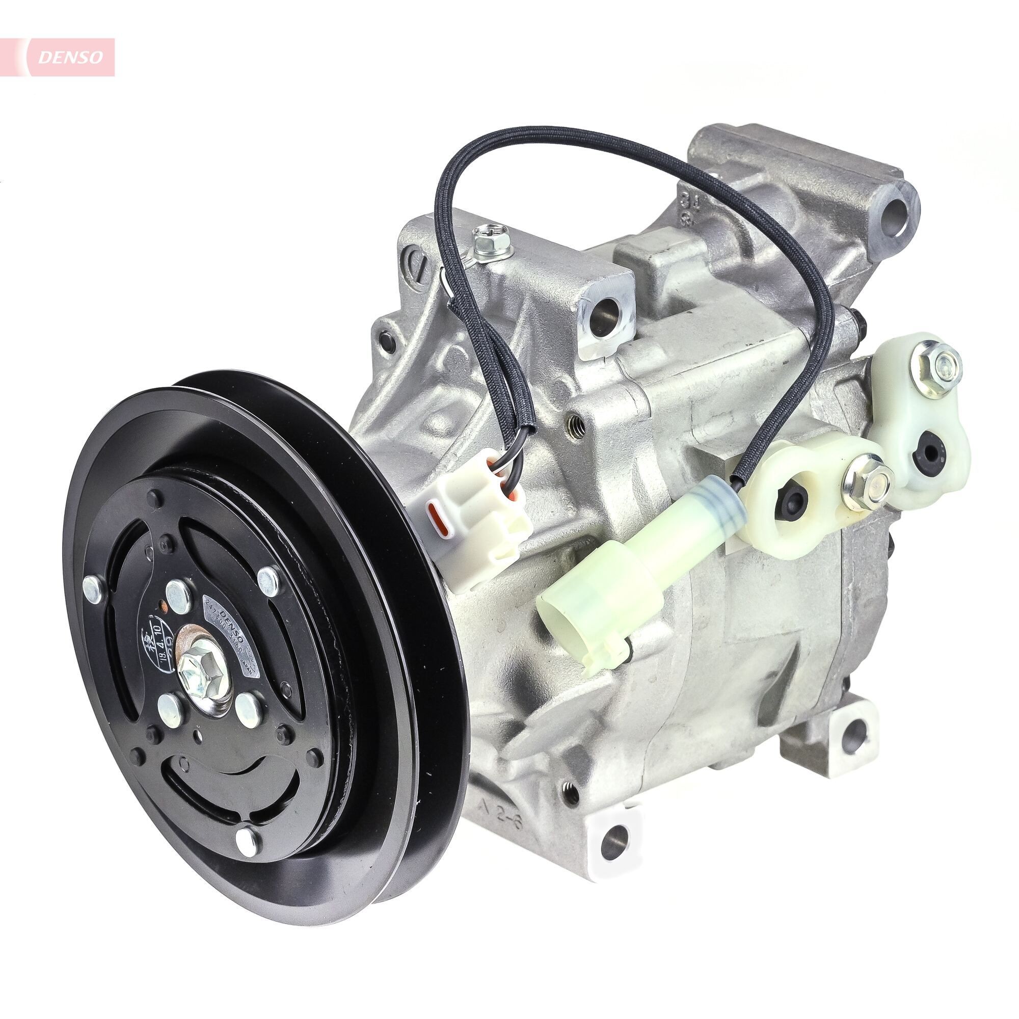 DENSO SCSA06C, 12V, PAG 46, R 134a, with magnetic clutch Belt Pulley Ø: 120mm, Number of grooves: 1 AC compressor DCP99529 buy