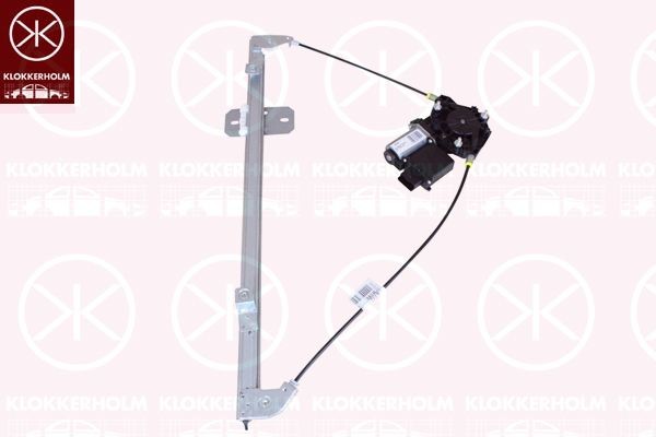 KLOKKERHOLM Right Front, Operating Mode: Electric, with electric motor, with comfort function Window mechanism 30811802 buy
