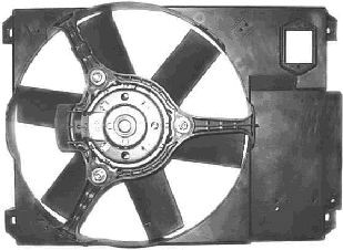 Original 1747746 VAN WEZEL Cooling fan assembly CITROËN