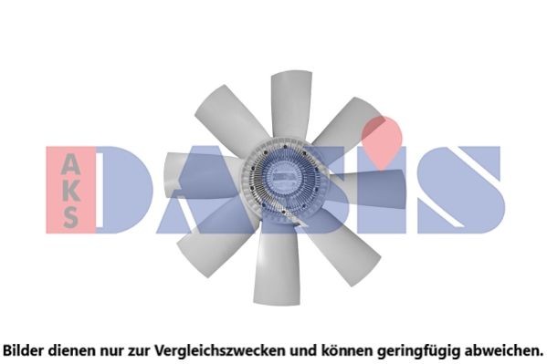 AKS DASIS 278034N Fan, radiator 1423891