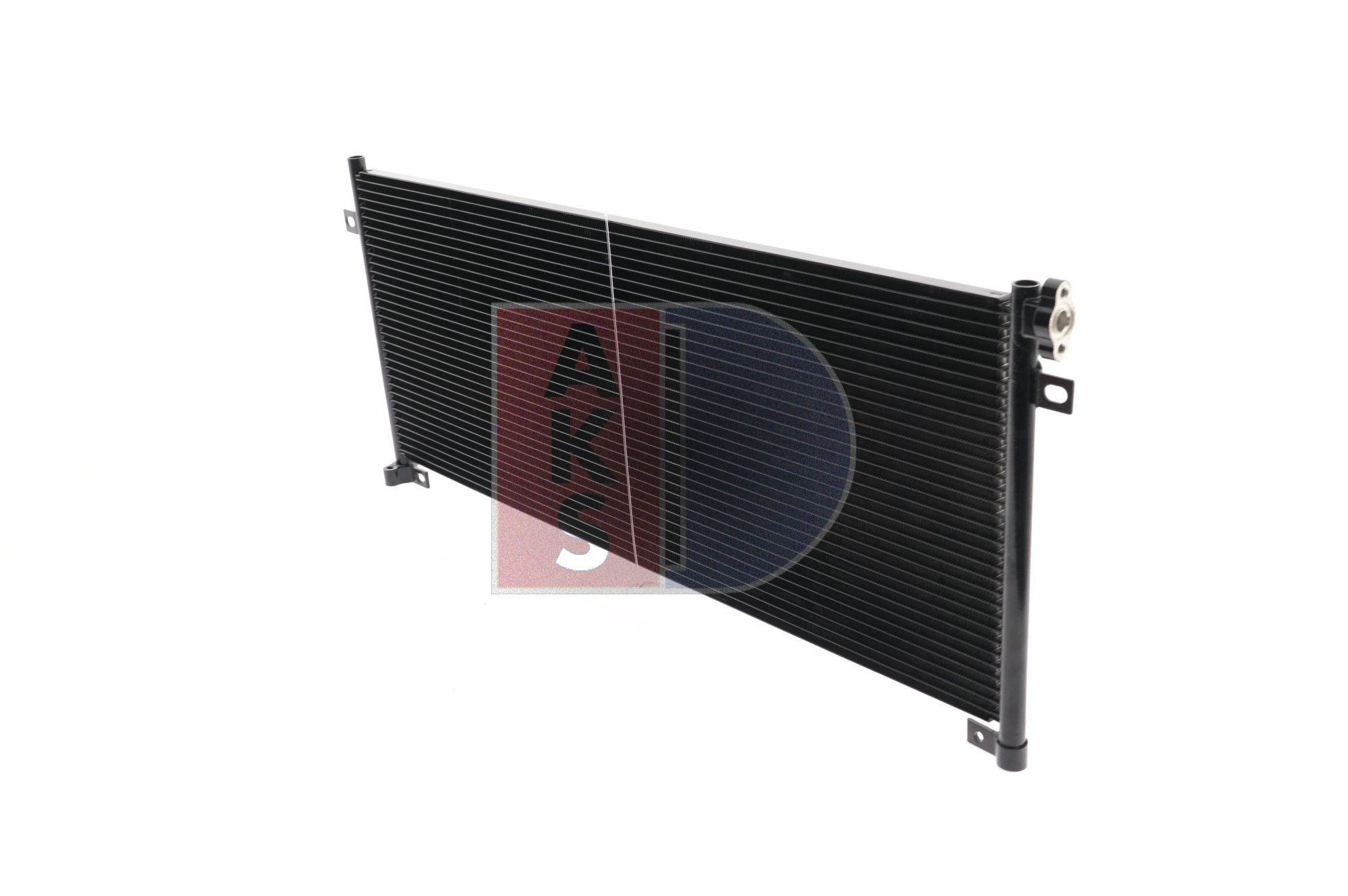 AKS DASIS 282006N Air condenser without dryer, 15,5mm, 13,7mm, 815mm, R 134a