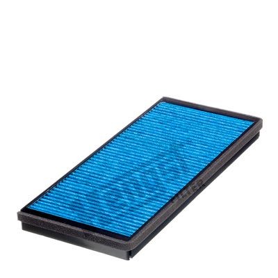 7539310000 HENGST FILTER with antibacterial action, 376 mm x 165 mm x 28 mm Width: 165mm, Height: 28mm, Length: 376mm Cabin filter E912LB buy