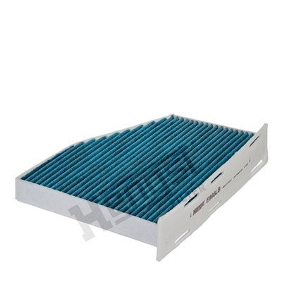 E998LB Air con filter 12076310000 HENGST FILTER with antibacterial action, 288 mm x 213 mm x 58 mm