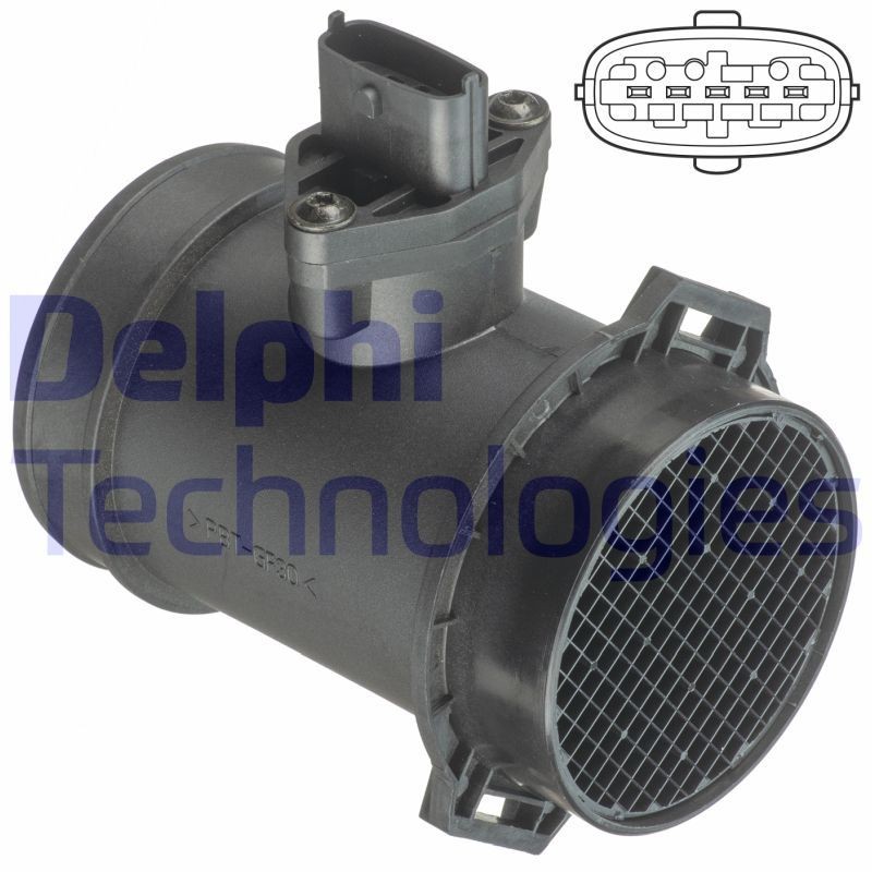 Great value for money - DELPHI Mass air flow sensor AF10375-12B1