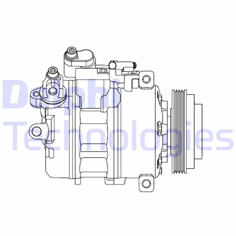 DELPHI CS20527 Air conditioning compressor 97701-2B200