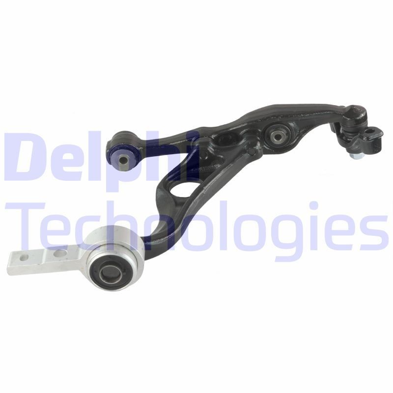DELPHI TC3393 Suspension arm with ball joint, Trailing Arm, Cast Steel