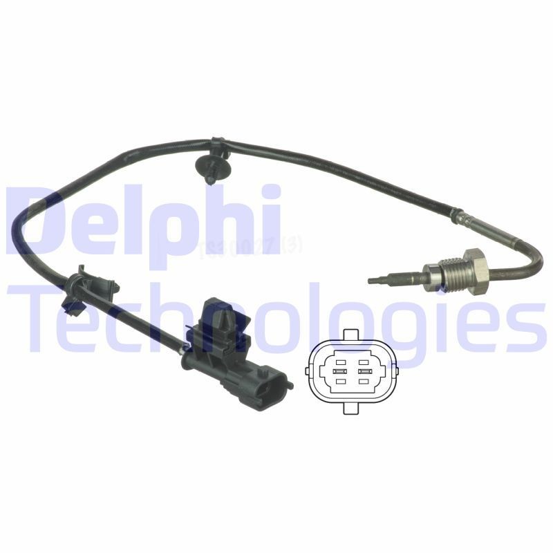 DELPHI TS30027 Sensor, exhaust gas temperature Opel Astra J Saloon 1.7 CDTI 101 hp Diesel 2013 price
