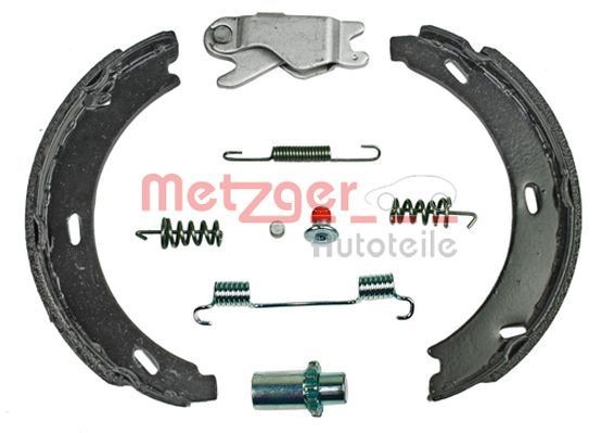 METZGER Rear Axle Left, Rear Axle Right, with accessories, with expander kit and adjusters Width: 20mm Brake shoe set, parking brake 0152010 buy