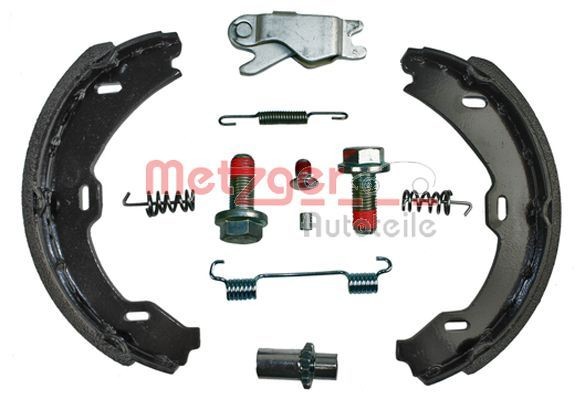 METZGER Rear Axle Left, Rear Axle Right, with accessories, with expander kit and adjusters Brake Set, drum brakes 0152013 buy