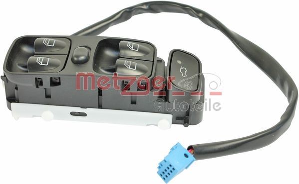 METZGER Driver side Number of pins: 10-pin connector Switch, window regulator 0916386 buy