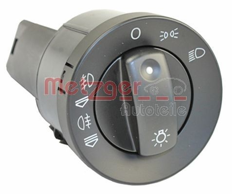 METZGER 0916389 Headlight switch AUDI A4 2000 in original quality