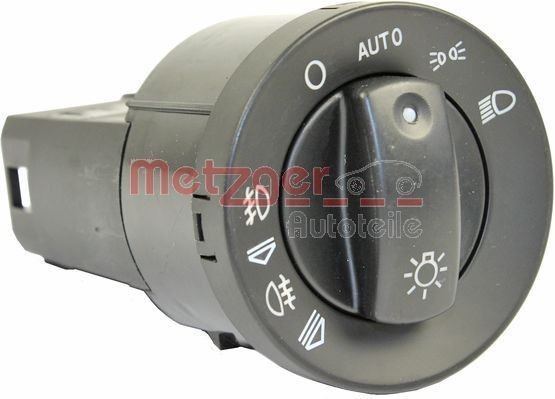 METZGER 0916391 Headlight switch AUDI A4 1997 in original quality