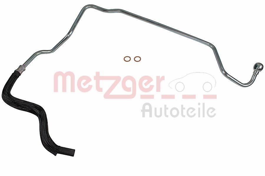 METZGER Hydraulic Hose, steering system 2361060 Volkswagen TRANSPORTER 2008