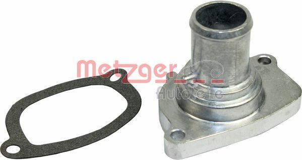 METZGER 4006187 Engine thermostat Opening Temperature: 87°C, with seal, Aluminium