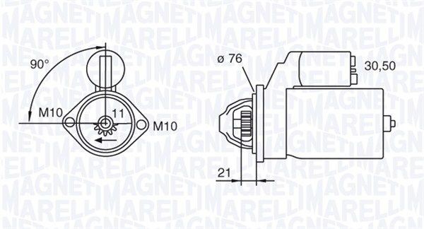 MAGNETI MARELLI 063721473010 Starter motor BMW experience and price