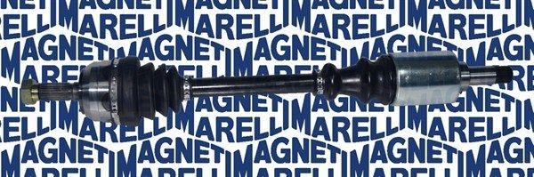 TDS0043 MAGNETI MARELLI Front Axle Left, 614mm Length: 614mm, External Toothing wheel side: 21 Driveshaft 302004190043 buy