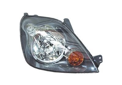 VAN WEZEL 1806962 Headlight Right, H4, yellow, for right-hand traffic, with motor for headlamp levelling, with bulb cover, P43t
