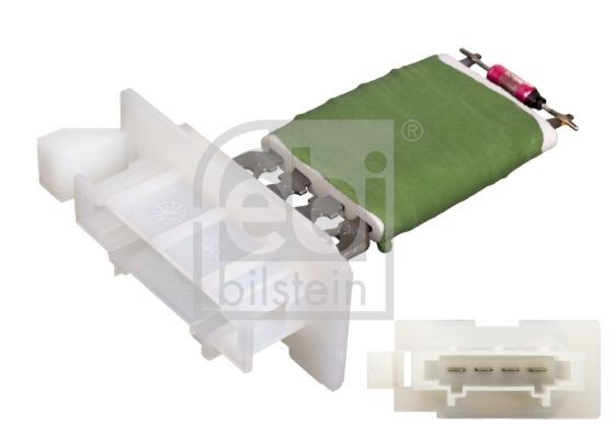 Corsa C Saloon (X01) Air conditioner parts - Blower motor resistor FEBI BILSTEIN 102596