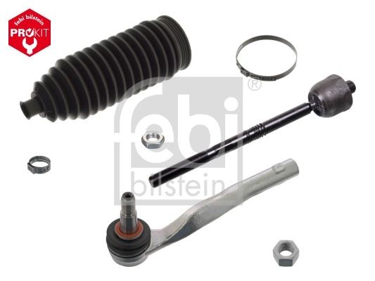 FEBI BILSTEIN Front Axle Left, with nuts, with clamps, with steering bellow, Bosch-Mahle Turbo NEW Length: 485mm Tie Rod 102756 buy