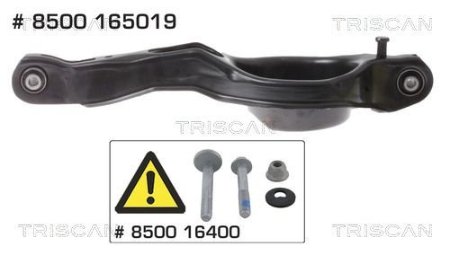 TRISCAN with rubber mount, Control Arm Control arm 8500 165019 buy