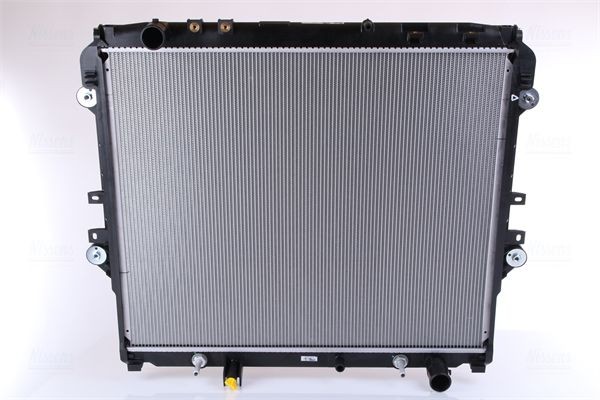 NISSENS Aluminium, 550 x 648 x 26 mm, with oil cooler, with gaskets/seals, without expansion tank, with frame, Brazed cooling fins Radiator 606068 buy