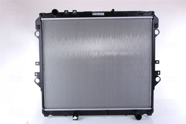 NISSENS 606069 Engine radiator Aluminium, 550 x 656 x 16 mm, Brazed cooling fins