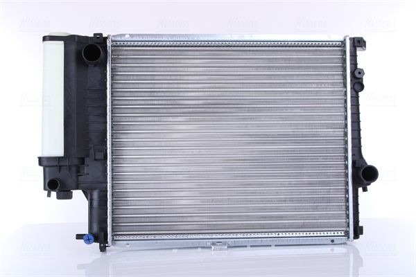 NISSENS 60607 Engine radiator Aluminium, 520 x 433 x 34 mm, without gasket/seal, without expansion tank, without frame, Mechanically jointed cooling fins