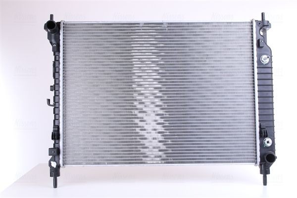 606256 NISSENS Radiators OPEL Aluminium, 675 x 498 x 32 mm, with oil cooler, without gasket/seal, without expansion tank, without frame, Brazed cooling fins