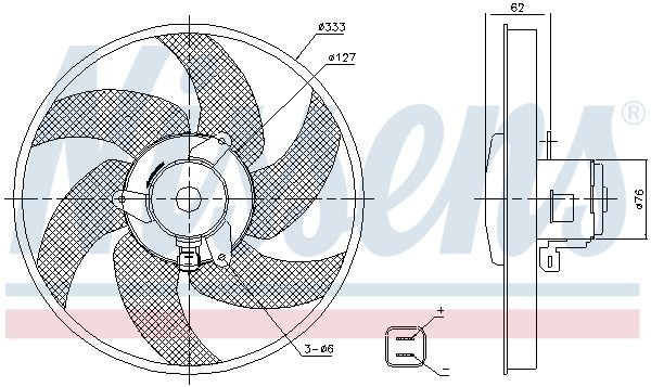 NISSENS Radiator Fan 85950 buy online
