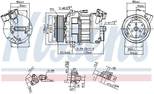 OEM-quality NISSENS 890656 Air conditioner compressor