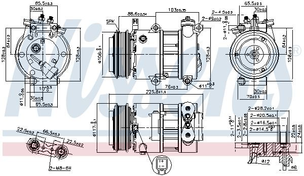 OEM-quality NISSENS 890664 Air conditioner compressor