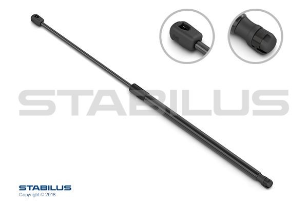 203183 STABILUS Tailgate struts SKODA 570N, 620,5 mm
