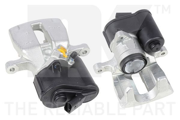 NK 2147330 Brake caliper Cast Iron, Rear Axle Right, in front of axle, for vehicles with electric parking brake