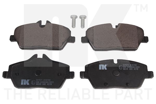 Original NK Brake pad set 221571 for BMW 1 Series