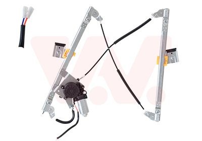 VAN WEZEL 1858262 Window regulator Right Front, Operating Mode: Electric, with electric motor, without comfort function