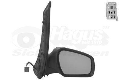VAN WEZEL Right, primed, Complete Mirror, Convex, for electric mirror adjustment, Heatable Number of occupied contacts: 5 Side mirror 1862808 buy