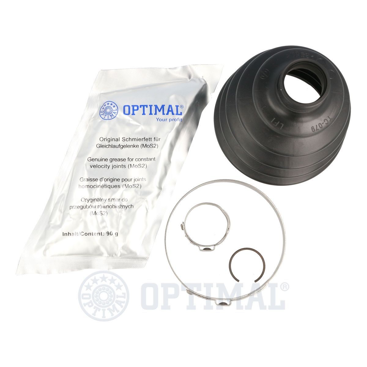 OPTIMAL CVB-10633TPE Bellow Set, drive shaft 121,5 mm, Thermoplast