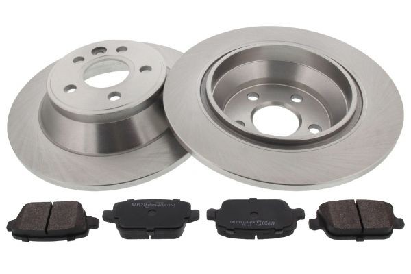 MAPCO 47954 Brake discs and pads set Rear Axle, solid