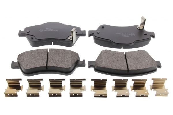 MAPCO 6662 Brake pad set Front Axle, with acoustic wear warning, with accessories