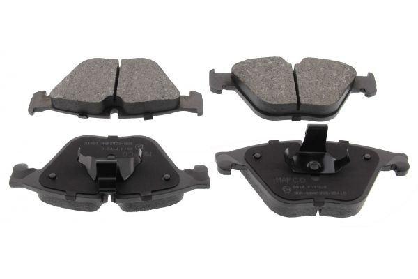 MAPCO 6814 Brake pad set Front Axle, prepared for wear indicator, excl. wear warning contact
