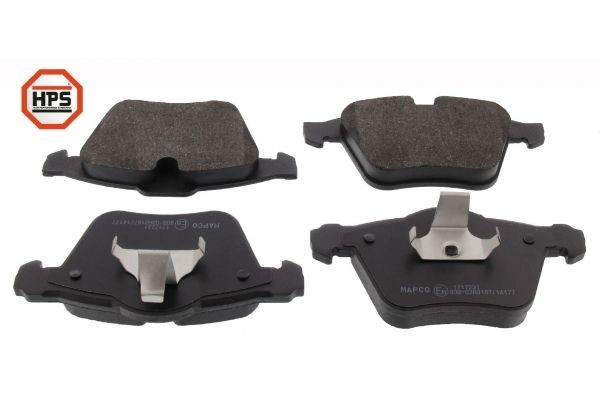 MAPCO 6975HPS Brake pad set Front Axle, not prepared for wear indicator, excl. wear warning contact