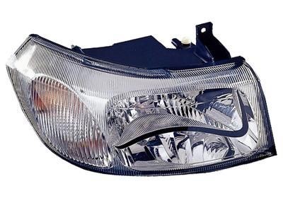 VAN WEZEL 1898962 Headlight Right, H4, white, for right-hand traffic, without motor for headlamp levelling, P43t