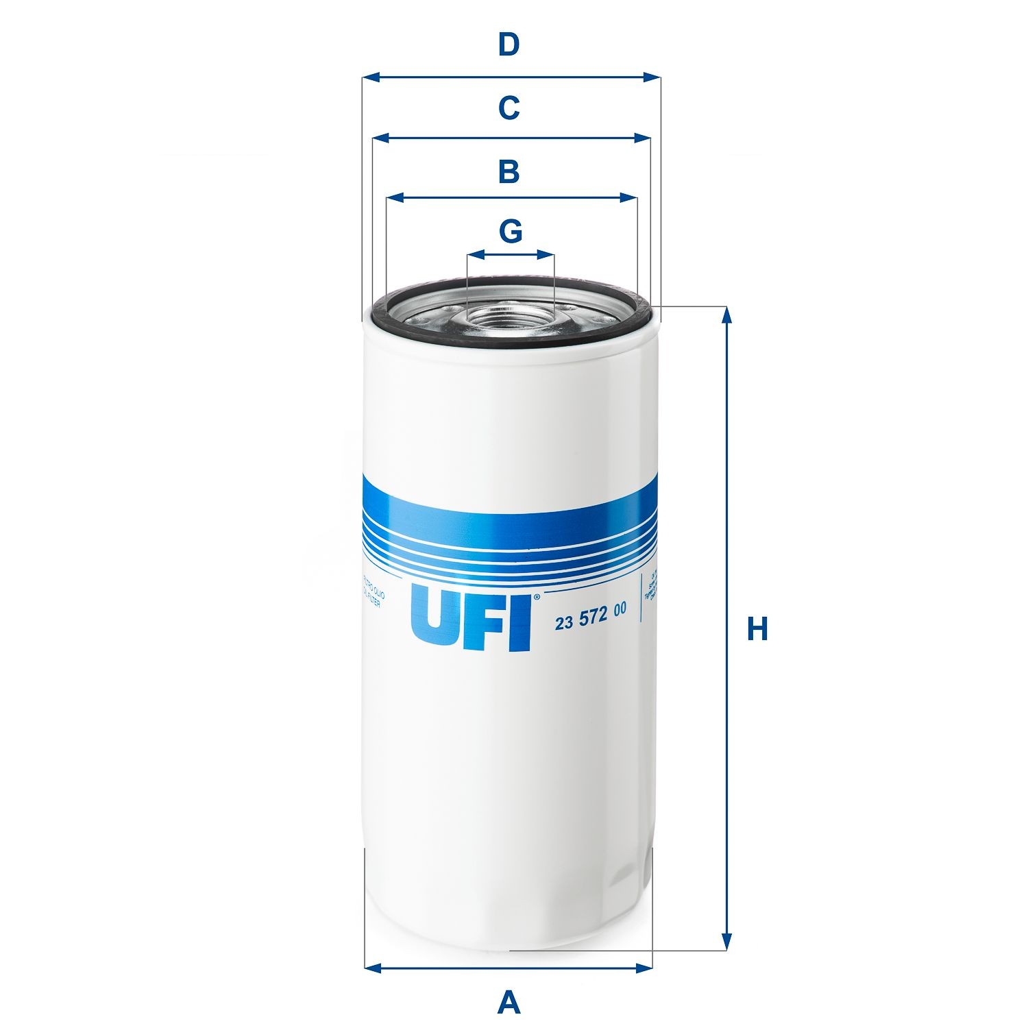 UFI M 32 X 2, Spin-on Filter Inner Diameter 2: 92mm, Outer Diameter 2: 101mm, Ø: 108, 110mm, Height: 232mm Oil filters 23.572.00 buy